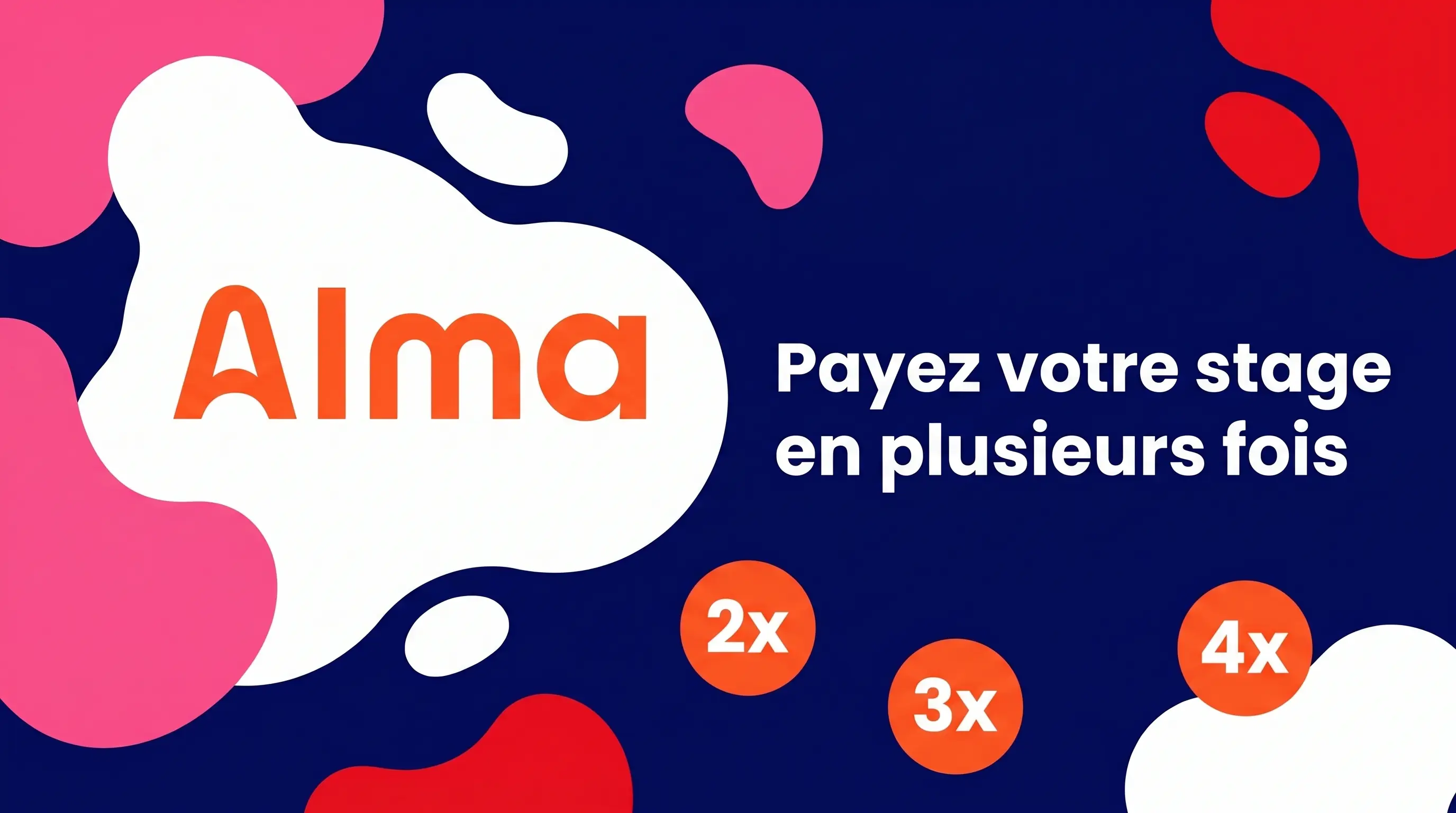 Payez votre stage de récupération de points en plusieurs fois (2x, 3x ou 4x) avec Alma